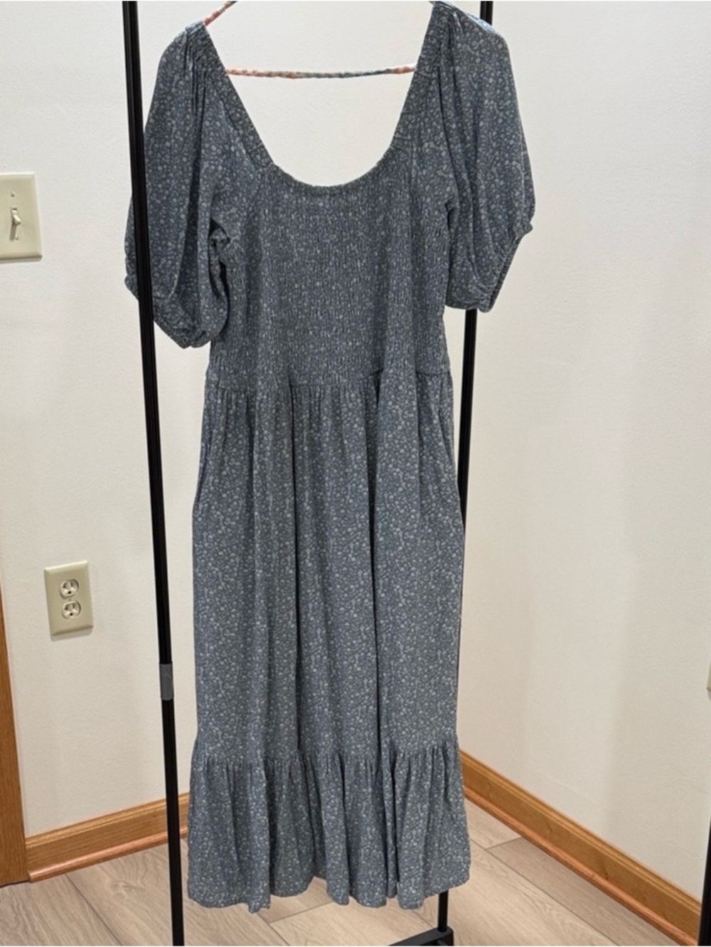 Little CottonWood Parker Blue Floral dress